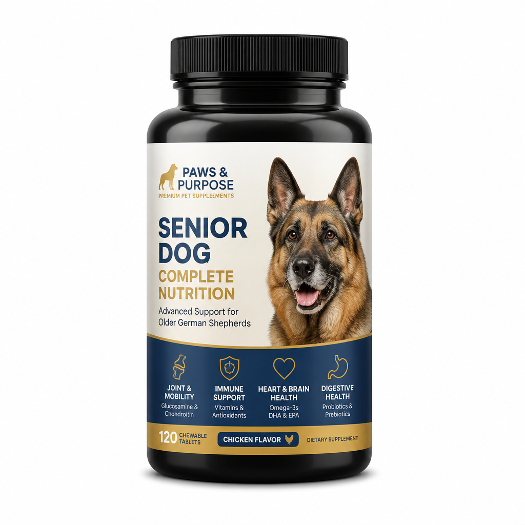 Senior Dog Supplements for German Shepherds